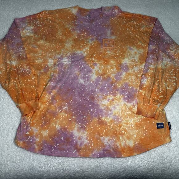 Disney Tops - Walt Disney World Spirit Jersey Adult XL Orange Pink Tie Dye Lightweight NWT